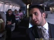 Порно в самолете с неграми